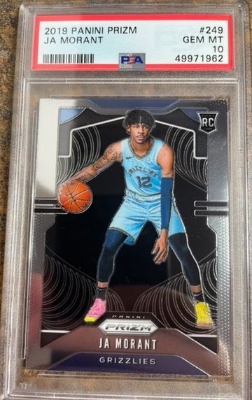 2019 Panini Prizm RC Ja Morant PSA 10