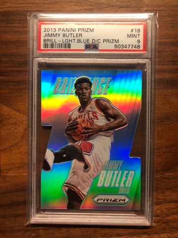2013 Panini Prizm Jimmy Butler Light Blue /199 PSA