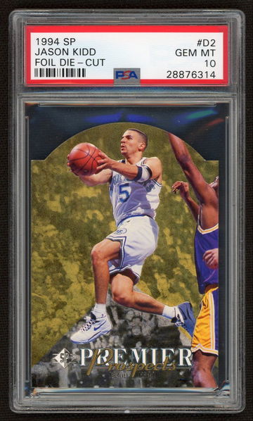 1994 Jason Kidd SP Foil Die-Cut Rookie PSA 10 Gem Mint