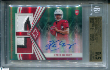 2019 Panini Phoenix Kyler Murray #1 /10 BGS 9.5 Auto 10