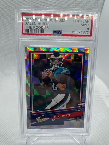 2020 Panini Donruss The Rookies Jalen Hurts PSA 9