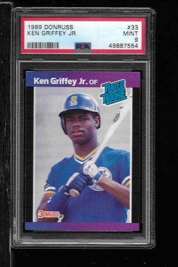 1989 DONEUSS KEN GRIFFEY JR PSA 9