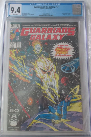 Guardian of the Galaxy 13 CGC 9.4 1st appearance of Spirit of Vengeance (Ghost Rider of the future)!