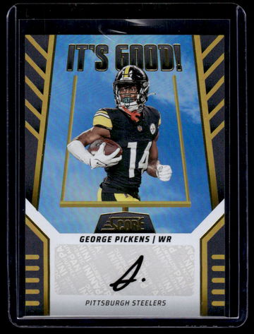 2024 Panini Score It's Good! George Pickens #IG-GPS Auto
