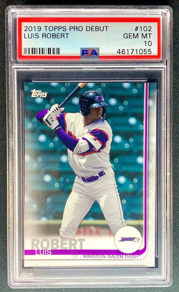 2019 Luis Robert Topps Pro Debut #102 PSA 10 Pre-RC Rookie