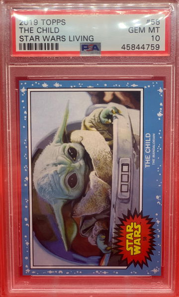 2019 The Child Topps Star Wars Living Set PSA 10 GEM MINT