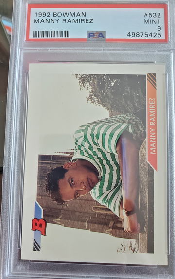 1992 Bowman Manny Ramirez rc PSA 9