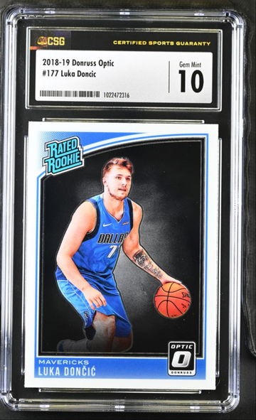 2018 DONRUSS OPTIC LUKA DOCIC RATED ROOKIE 