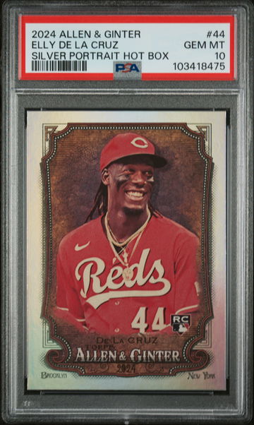 2024 Topps Allen and Ginter Silver Portrait Elly De La Cruz #44 PSA 10