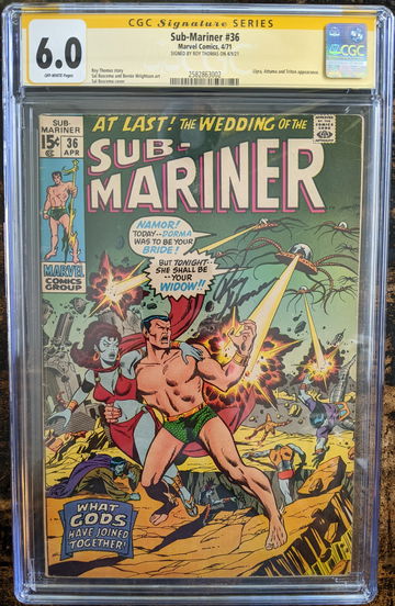 Sub-Mariner #36 CGC 6.0 Signature Series