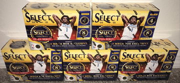 2020-21 Panini Select NBA Basketball Retail Debut Target Mega box lot 5 cracked ice Prizm