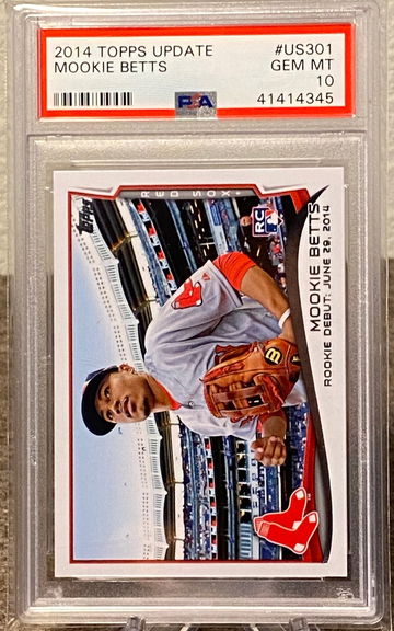 Mookie Betts 2014 Topps Update #US301 PSA 10