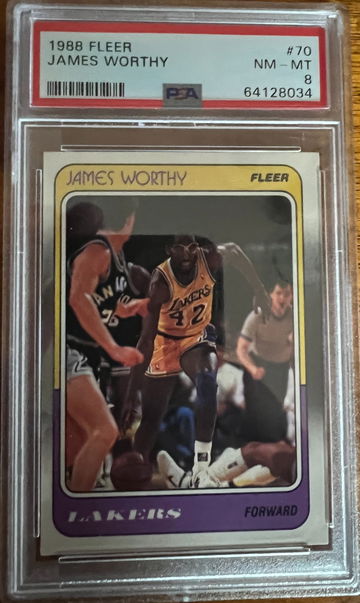 1988 Fleer James Worthy