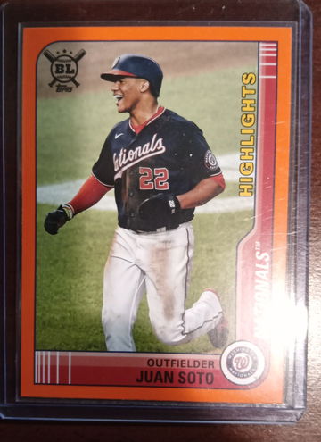 Juan Soto Orange Parallel