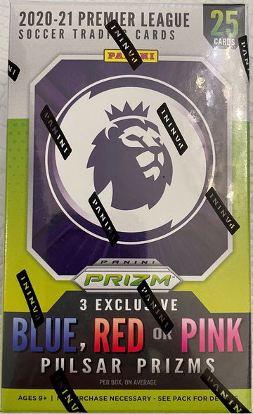 2020-21 Panini Prizm Premier League Soccer Cereal Box 