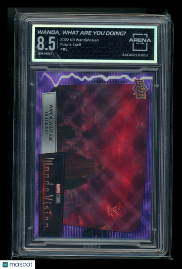 2022 Upper Deck WandaVision Purple Spell #85 Arena Club 8.5