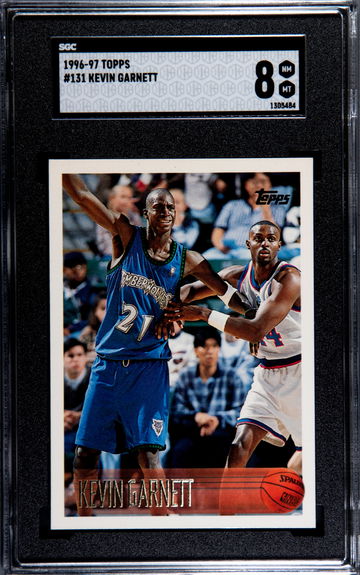 1996-97 Topps #131 Kevin Garnett SGC 8