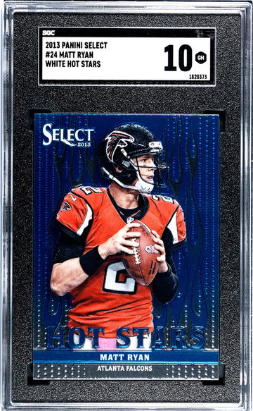 2013 Panini Select #24 Matt Ryan White Hot Stars SGC 10