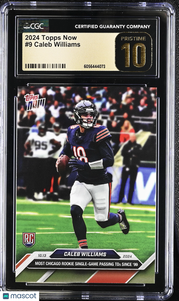 2024 Topps Now Caleb Williams #9 CGC 10