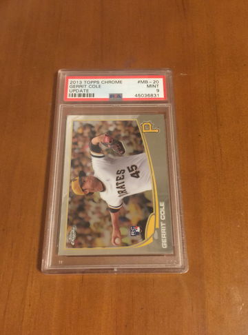 2013 Topps Chrome Update Gerrit Cole Rc PSA 9