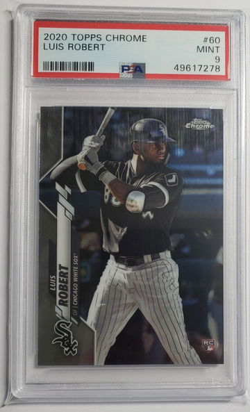 2020 Topps Chrome Luis Robert Rookie PSA 9