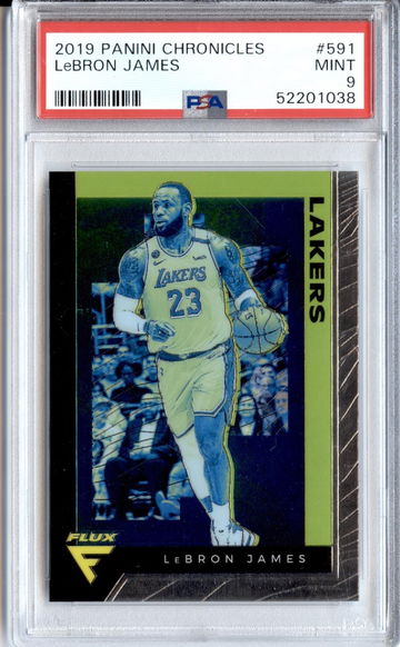 2019-20 Panini Chronicles #591 LeBron James Flux PSA 9