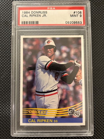 1984 Donruss Cal Ripken #106 PSA 9 MINT