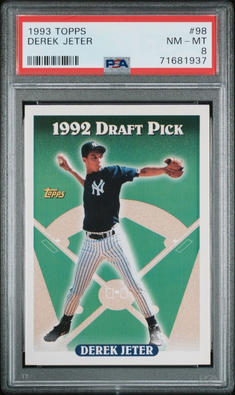 1993 Topps Derek Jeter Rookie PSA 8