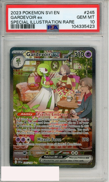 2023 POKEMON SVI EN-SCARLET VIOLET GARDEVOIR EX #245 SPECIAL ILL RARE PSA 10