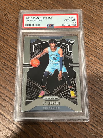 PSA 10 Panini Prizm Ja Morant RC Rookie #249