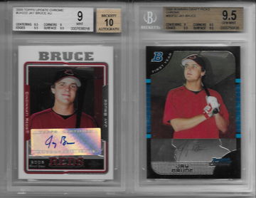 Jay Bruce 2005 Bowman Chrome Topps Chrome auto