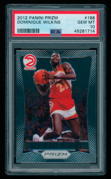 2012 PRIZM DOMINIQUE WILKINS PSA 10