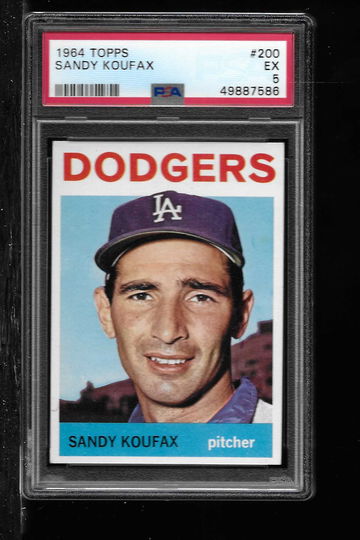 1964 TOPPS SANDY KOUFAX PSA 5