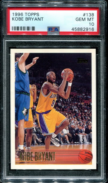 Kobe Bryant 1996-97 Topps #138 PSA 10