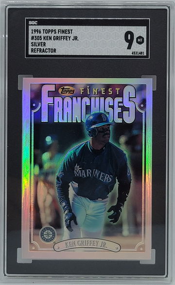 1996 Finest Ken Griffey Jr refractor