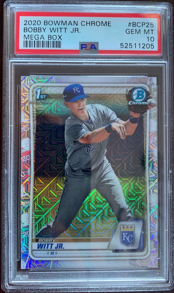 2020 Bowman Chrome Bobby Witt Jr. - Mega Box PSA 10 Gem Mint