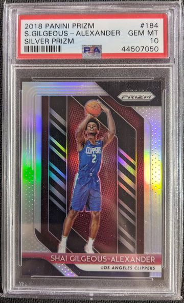 2018 Prizm Silver Shai Gilgeous-Alexander PSA 10