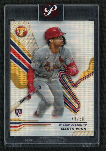 2023 Topps Pristine 231 Masyn Winn Rookie /50 St. Louis Cardinals
