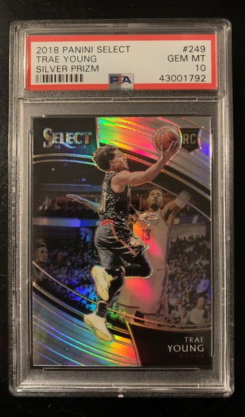 2018 Select Silver Courtside Trae Young PSA 10
