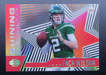 Zach Wilson 2021 Panini Illusions Shining Stars Pink #SS-12  #/149 - Jersey Number!