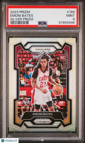 2023 Panini Prizm Emoni Bates #169 Silver PSA 9