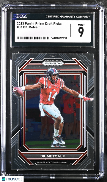 2023 Panini Prizm Draft Picks DK Metcalf #33 CGC 9