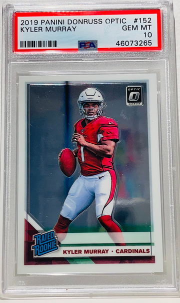 2019 Donruss Optic Kyler Murray Rookie PSA 10 Arizona Cardinals