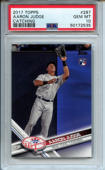 2017 Topps Aaron Judge RC PSA 10 287 Yankees