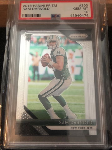 2018 Prizm Sam Darnold PSA 10
