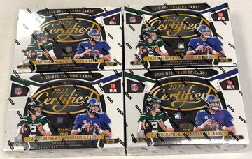 4X 2021 PANINI CERTIFIED FOOTBALL HOBBY BOX - SUPPORT A LOCAL CARD SHOP!