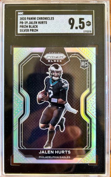 2020 Chronicles Jalen Hurts Black Prizm Silver