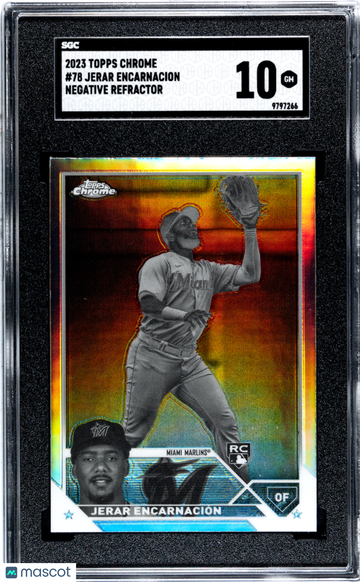 2023 Topps Chrome Jerar Encarnacion #78 Negative Refractor SGC 10