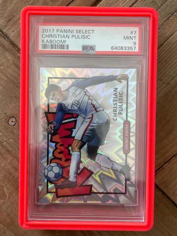 2017 Panini Select Christian Pulisic KABOOM PSA 9