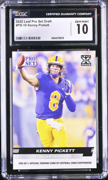 2022 LEAF KENNY PICKETT #PS-10 Rookie RC CGC 10